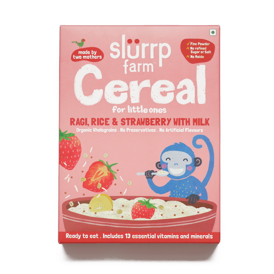 Ragi & Rice Cereal Strawberry